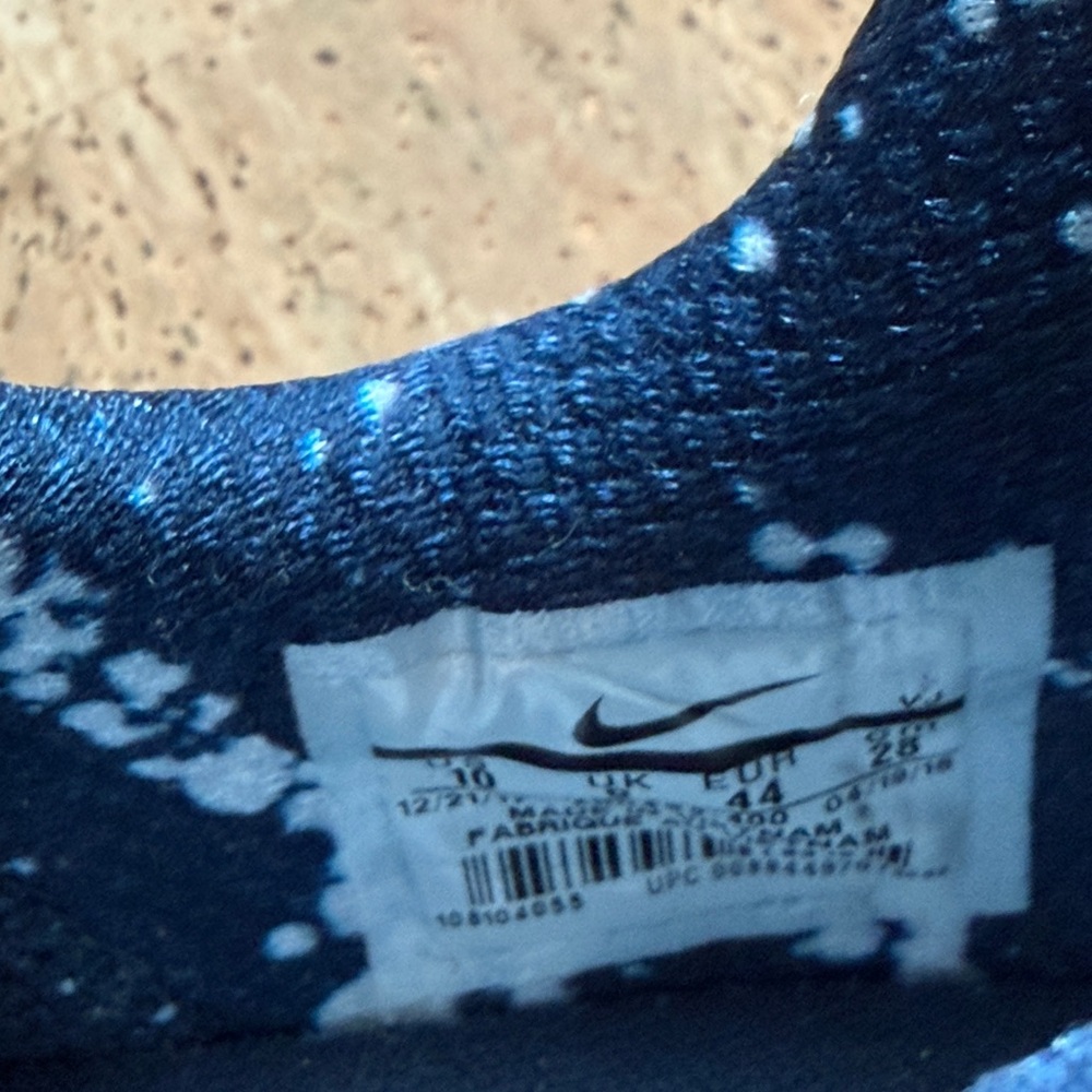 Nike Men's Penn State Sneakers! Size 10, like new!💙🤍💙 - Picture 6 of 7